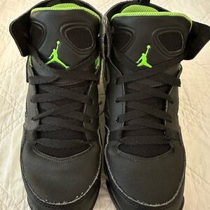 Nike kids Air Jordan Flight Club 91 'Black Green Strike